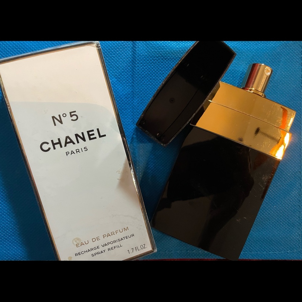 Vintage Chanel No5 atomizer refill 1.7fl oz and atomizer.